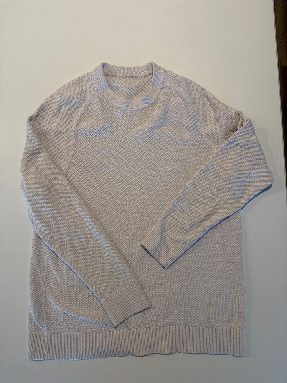 lululemon athletica Men's Crewneck Sweater - Light Beige